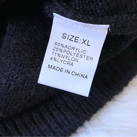 Leopard Colorblock Women’s Sweater - Picture 5 of 6